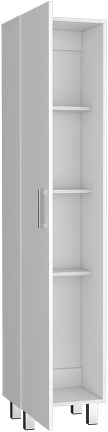 Modern Storage Cabinet, Tall Narrow Locker for Launday Living Room Hallway,fo...