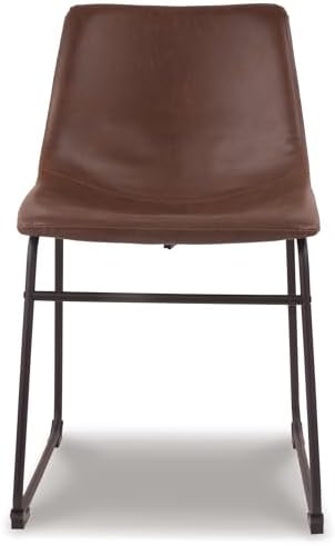 Signature Design by Ashley Centiar Mid-Century Dining Chair Set of 2, Brown