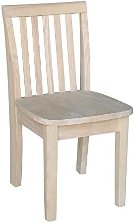 International Concepts Pair of Mission Juvenile Chairs, Unfinished