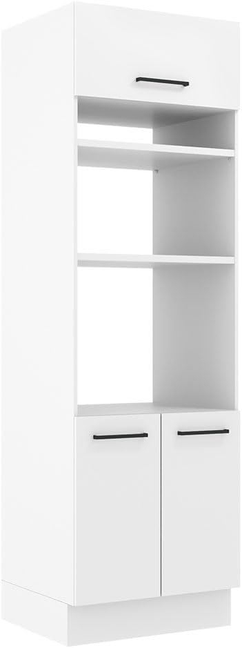 Madesa Hazel 2 Door Pantry Kitchen Storage Cabinet with Horizontal Door and 3...