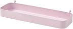 Standing Shelf Units,11X3 1/2 inch Skadis Shelf, Storage Shelves Use DIY Storage Cube Shelf for Books,Wallets,Coins or Mini Toys (1, Pink)