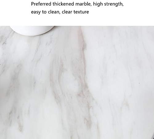 Telephone Table, Marble Surface Telephone Table,Sofa Round Side Table,Small M...