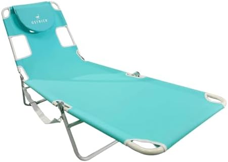 Ostrich The Original Chaise Lounge 72"x22" Portable Reclining Loung...