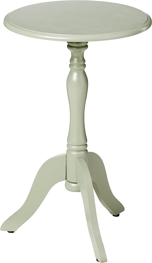Decor Therapy Simplify Pedestal Accent Table, Olive Branch