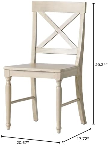 Christopher Knight Home Rovie Acacia Wood Dining Chairs, 2-Pcs Set, Antique W...