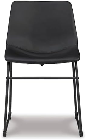 Signature Design by Ashley Centiar Dining Chairs Set of 2, Black