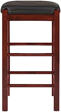 Linon Brown 3-Piece Table Faux Marble Tavern Set, 42" w x 22.25" d ...