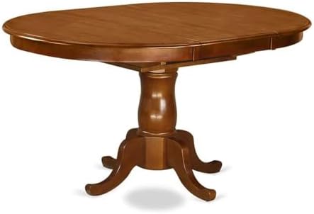 East West Furniture POML5-SBR-W 5 Piece Modern Dining Table Set Includes an O...