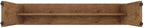 Manhattan Comfort Nomad 67" Dining Bench Seat for Indoor and Outdoor Use, Kitchen, Breakfast Nook, 2 Person Seating, Modern Rustic and Farmhouse Chic Design with Wood Grain Finish, Nature