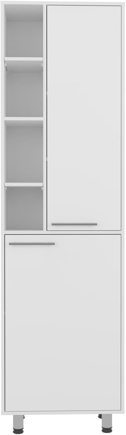 Kitchen Pantry with 2 Doors and Adjustable Shelves | Adjustable shelves and s...