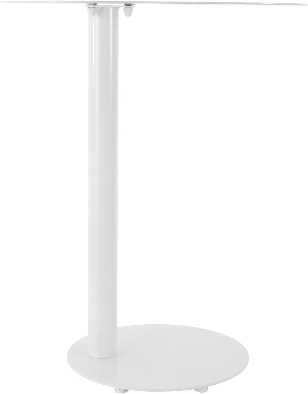 Modern C-Shaped Side Table, Metal End Table for Sofa Couch & Bed, 25in Ta...