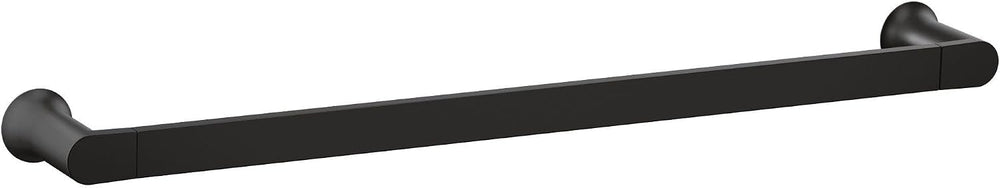 Moen Genta LX Modern Single Kitchen or Bathroom Towel Bar, 24-Inch, Matte Bla...