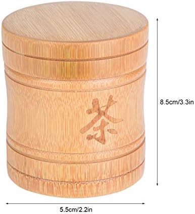 Tea Canister with Lid, Storage Container for Loose Leaf Tea Coffee Beans, Kitchen Organizer for Pantry Countertop