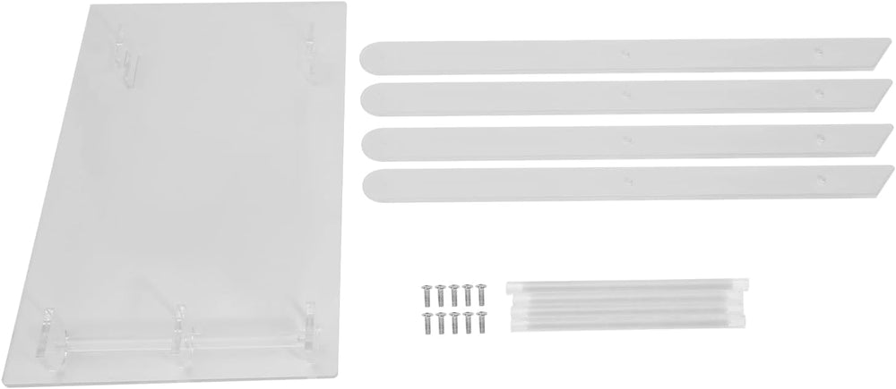 Acrylic Side Table, Folding Tv Tray Table Freestanding Foldable Tv Tray Table...