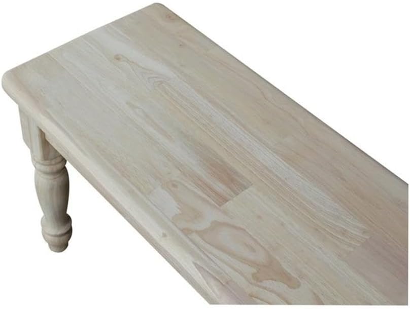 International Concepts BE-72S Shaker Style Bench, Unfinished
