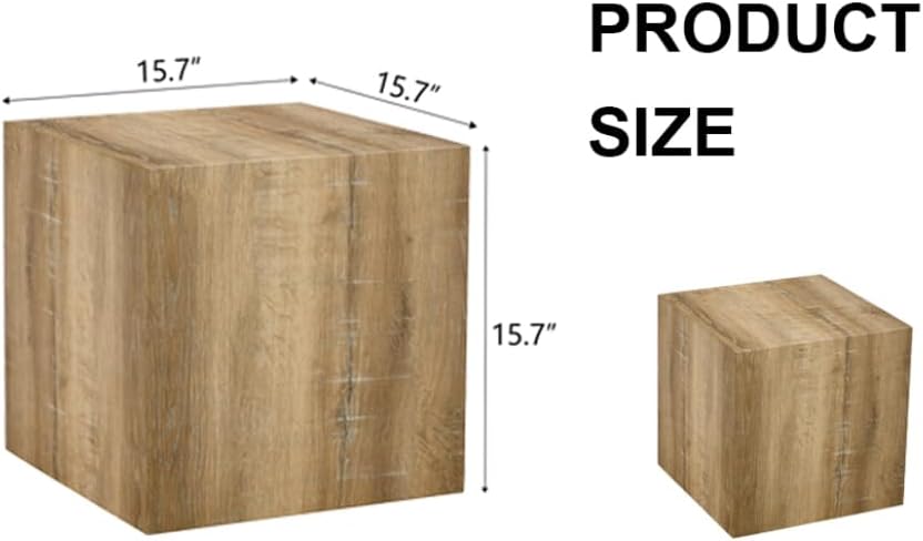Elevate Your Living Space with This Square Modern MDF Coffee Table that Showc...