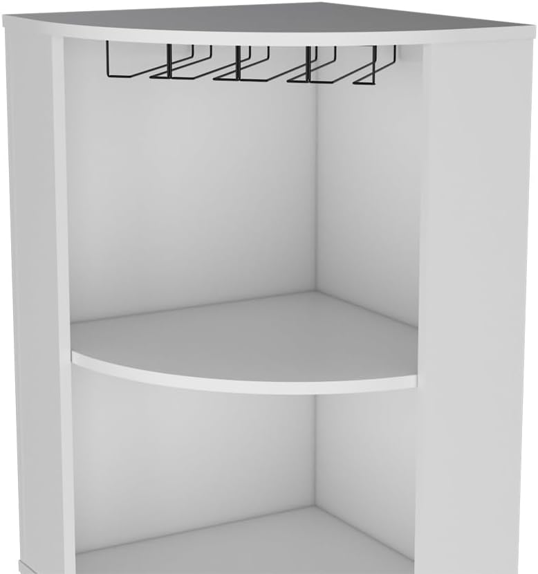 Tall Freestanding Wine Cabinet, Pantry Sideboard Locker with Shelf for Living...