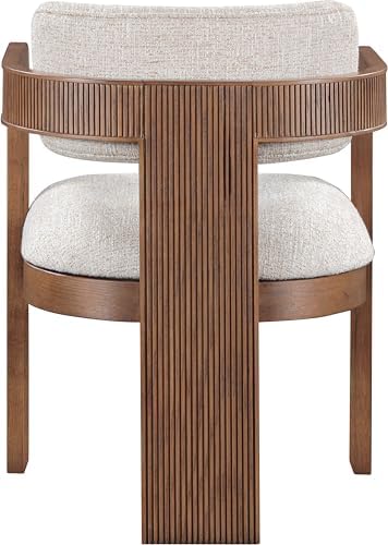 Meridian Furniture Sacha Linen Blend Dining Chair, Beige, Set of 2 | Dining C...