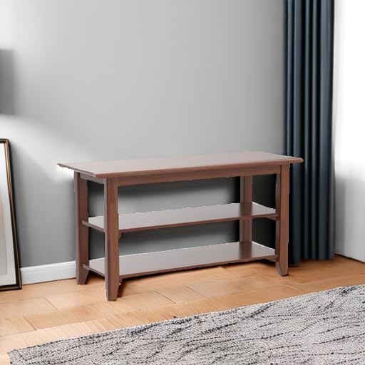 XKZG Shoe Rack Bench Wooden Shoe Storage Bench Rustic Solid Wood Entryway Ben...