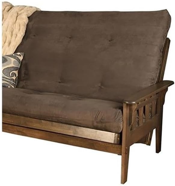 Kodiak Furniture Tucson 87" Queen Futon with Fabric Mattress, Queen-Size...