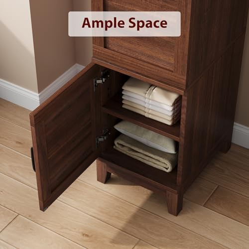 GarveeHome Armoire Wardrobe Closet with 2 Doors, Wooden Wardrobe Cabinet with...