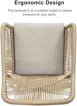 PURPLE LEAF Outdoor Dining Set 9 Pieces Aluminum PE Rattan Champagne