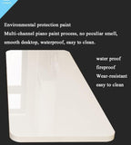Wall Mounted Folding Table,White Floating Desk for Small Spaces,Stainless Steel Bracket Laundry Folding Table,Wall Folding Desk,Home Bars and Dining Establishments（80x50cm/31.5"x19.7"