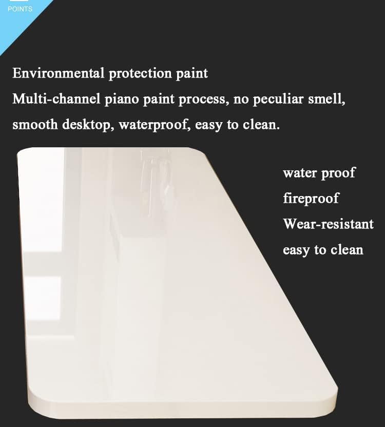 Wall Mounted Folding Table,White Floating Desk for Small Spaces,Stainless Steel Bracket Laundry Folding Table,Wall Folding Desk,Home Bars and Dining Establishments（80x50cm/31.5"x19.7"