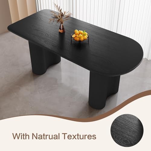 Guyii 62.99" Dining Table Set with 6 Chairs, Modern Kitchen Table Set, I...