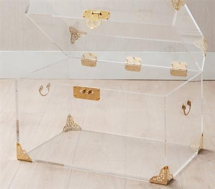 Monond Ciao Bella Acrylic Trunk - Rustic Brass