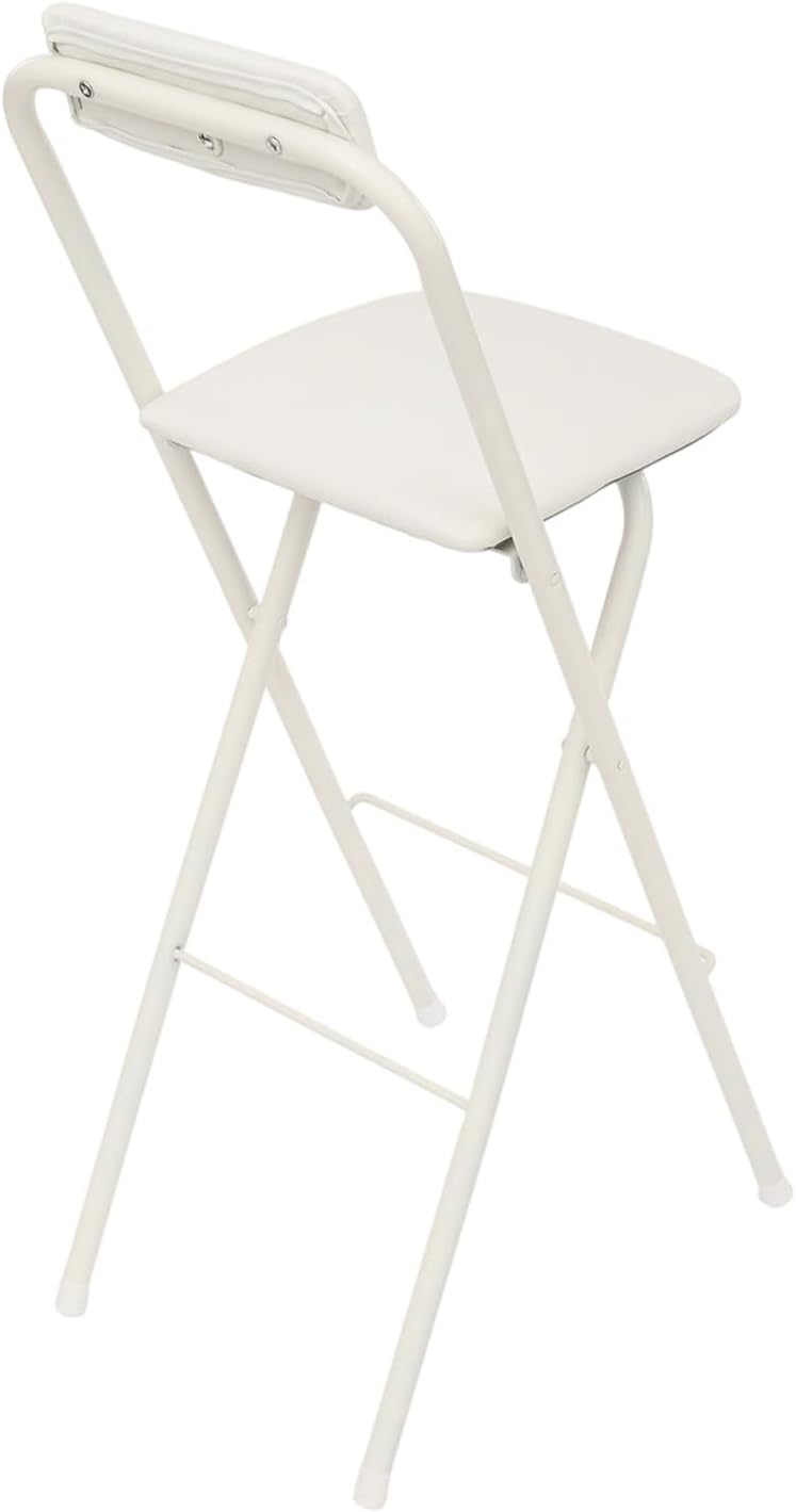 29.5" Bar Height Folding Stools Set of 2, Heavy Duty 275lb Capacity Fold...