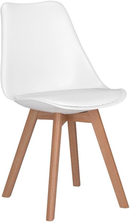 CangLong Dining Chairs Set of 4, Mid Century Modern Kitchen and Dining Chair,...