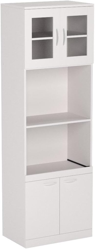 Kings Brand Furniture - Danbury Tall Kitchen Pantry, Microwave Storage Cabine...