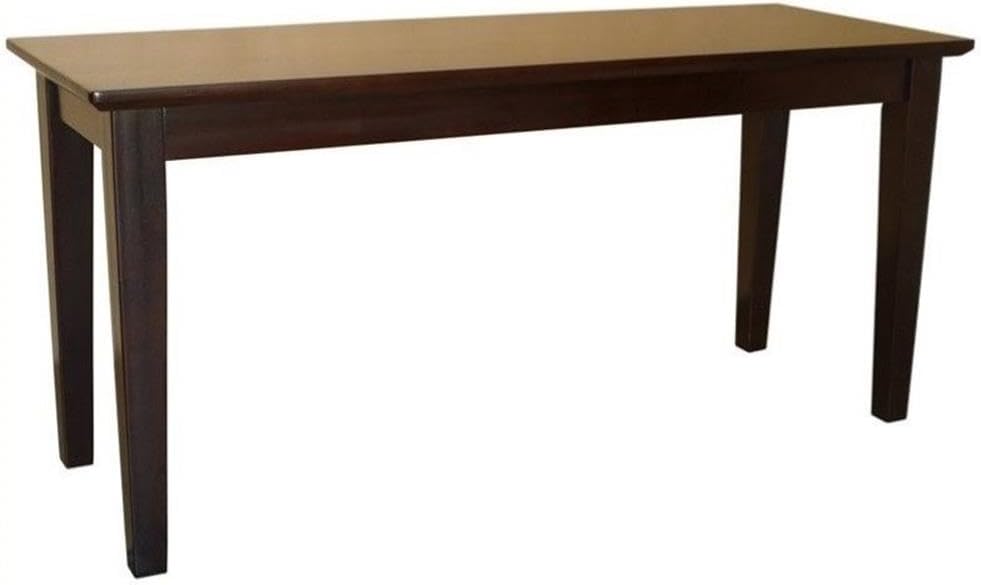 IC International Concepts, Shaker Styled Bench , 450lbs wt capacity, Solid Re...