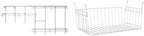 ClosetMaid ShelfTrack Wire Closet Organizer System Adjustable from 7 to 10 Ft, with Shelves, Clothes & Wire Hanging Shelf Basket for Storage, Organization in Closet or Pantry
