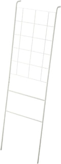 Home Leaning Ladder Rack Blanket Holder Tie Storage Home Decoration Wall Leaning Decorative Ladder for Bedroom Toilet Kitchen, White