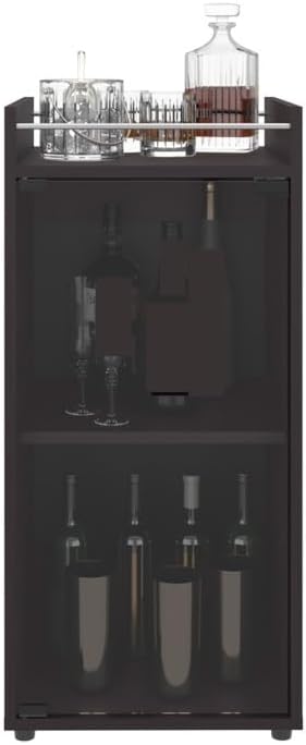 Freestanding Pantry Cabinet, Wine Rack Cabinet for Kitchen Closet Hallway Liv...
