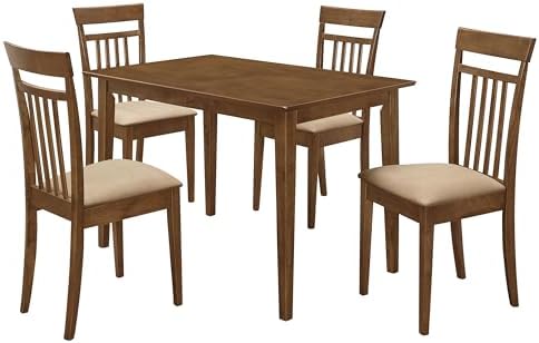 Coaster Home Furnishings - Robles - Wood - 5-Piece Rectangular Dining Table S...
