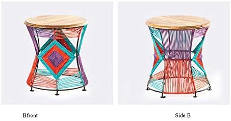 Telephone Table, Small Round Side Table,Coffee Table,Telephone Side Table,Han...