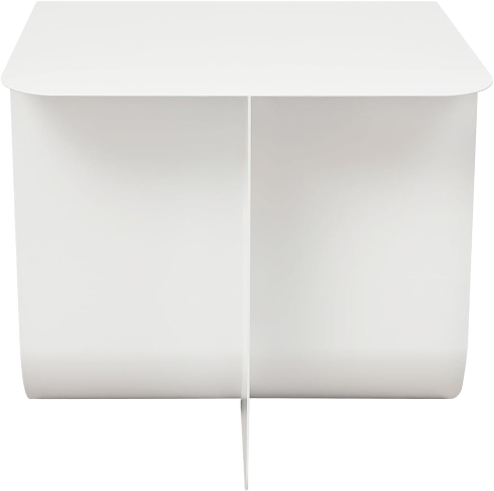 T-Shaped Metal End Table, Modern Side Table Accent Tables for Living Room, Be...