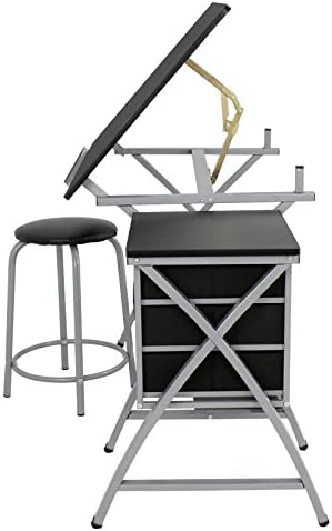 SUPER DEAL Adjustable Drafting Table Art & Craft Drawing Desk Craft Stati...