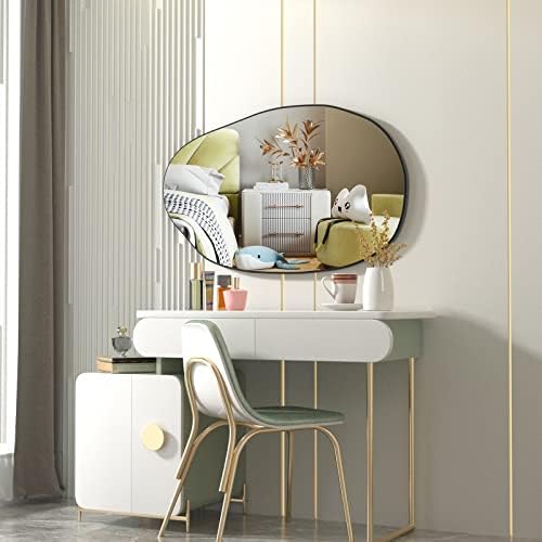 Irregular Asymmetrical Mirror Wall Mounted, Unique Vanity Mirror,Shaped Dress...
