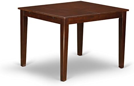 East West Furniture NOFR5-MAH-05 5 Piece Kitchen Table Set for 4 Includes a R...