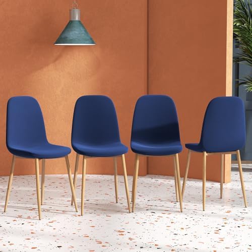 Artist hand Mid‑Century Modern Dining Chairs, Set of 4