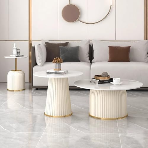 Modern Coffee Table Central end Tables for Living Room, Multifunctional Tea S...