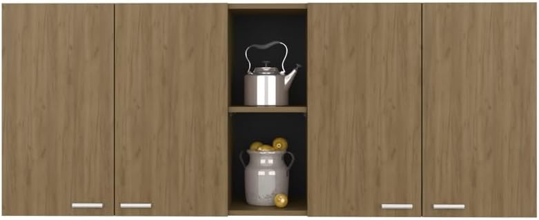 Pantry Sideboard Wall Cabinet, Saving Space Storage Cabinet for Kitchen Close...