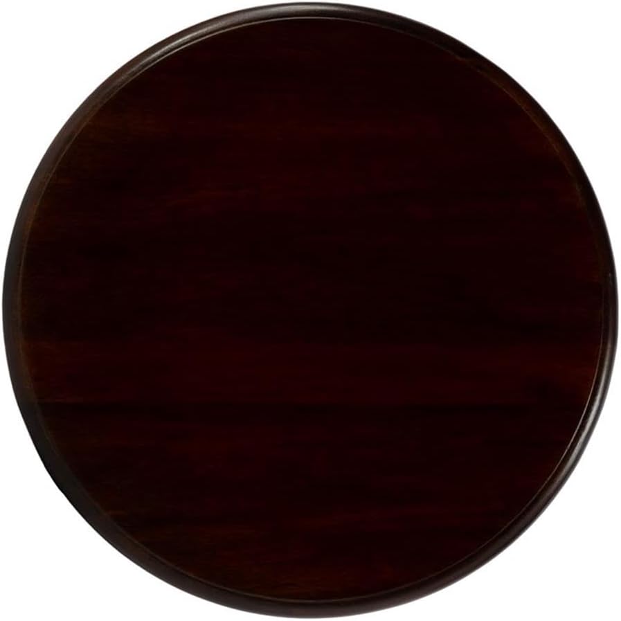 Beaumont Lane Traditional Round Wood Pedestal Side Table, 18" W x 28.5&q...