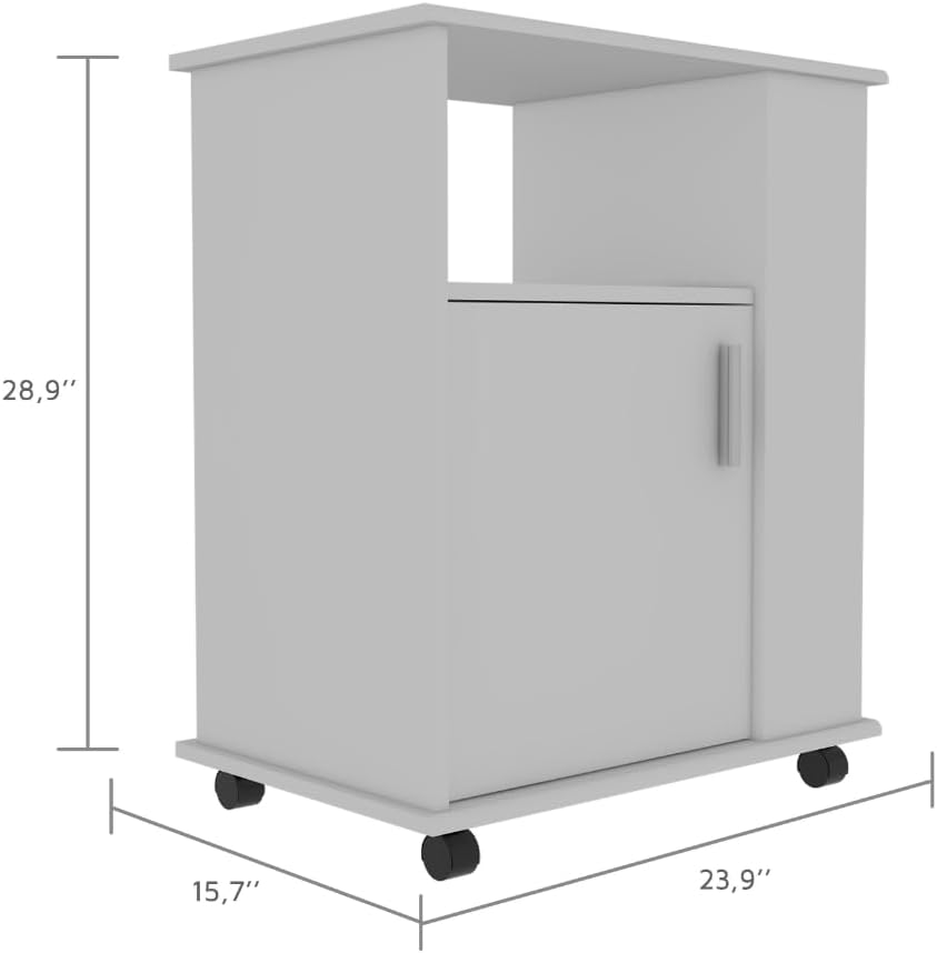 2 Piece Kitchen Set with Island and Microwave Pantry Cabinet | Includes inter...