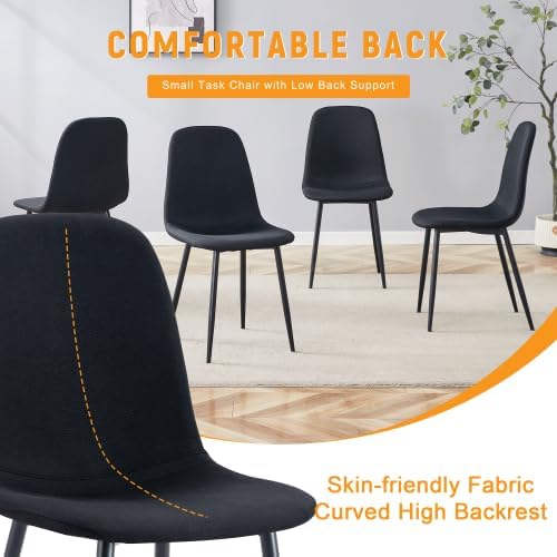 FURNITO Round Dining Table Set for 4, 42"-54" Extendable Dining Roo...