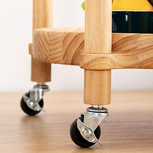 Telephone Table, Solid Wood Storage Rack，2-Tier Pallet Side Table，Outdoor &am...